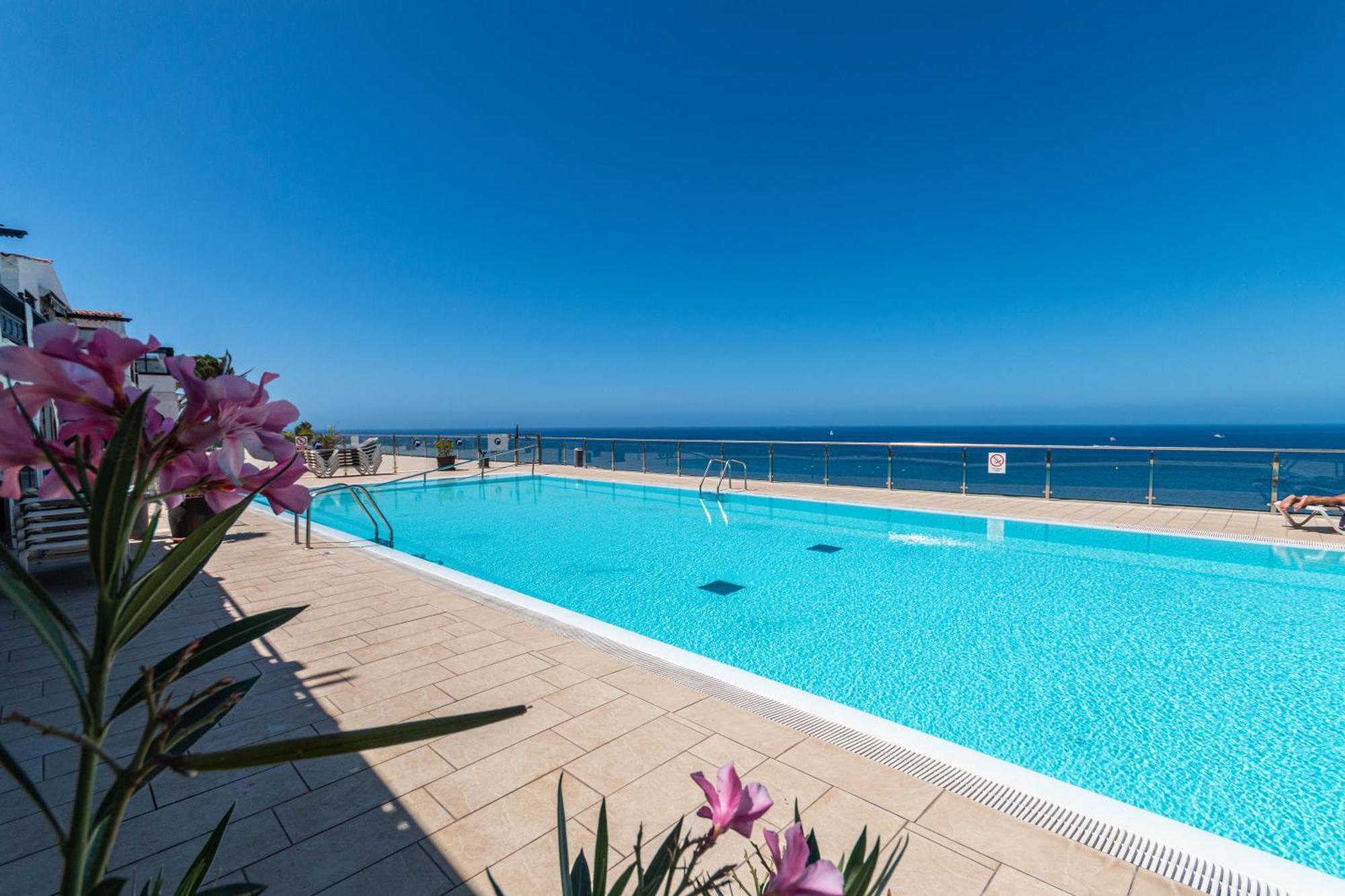 Very Romantic Seaview Apartment Patalavaca Mogan With Warm Pool Exterior foto