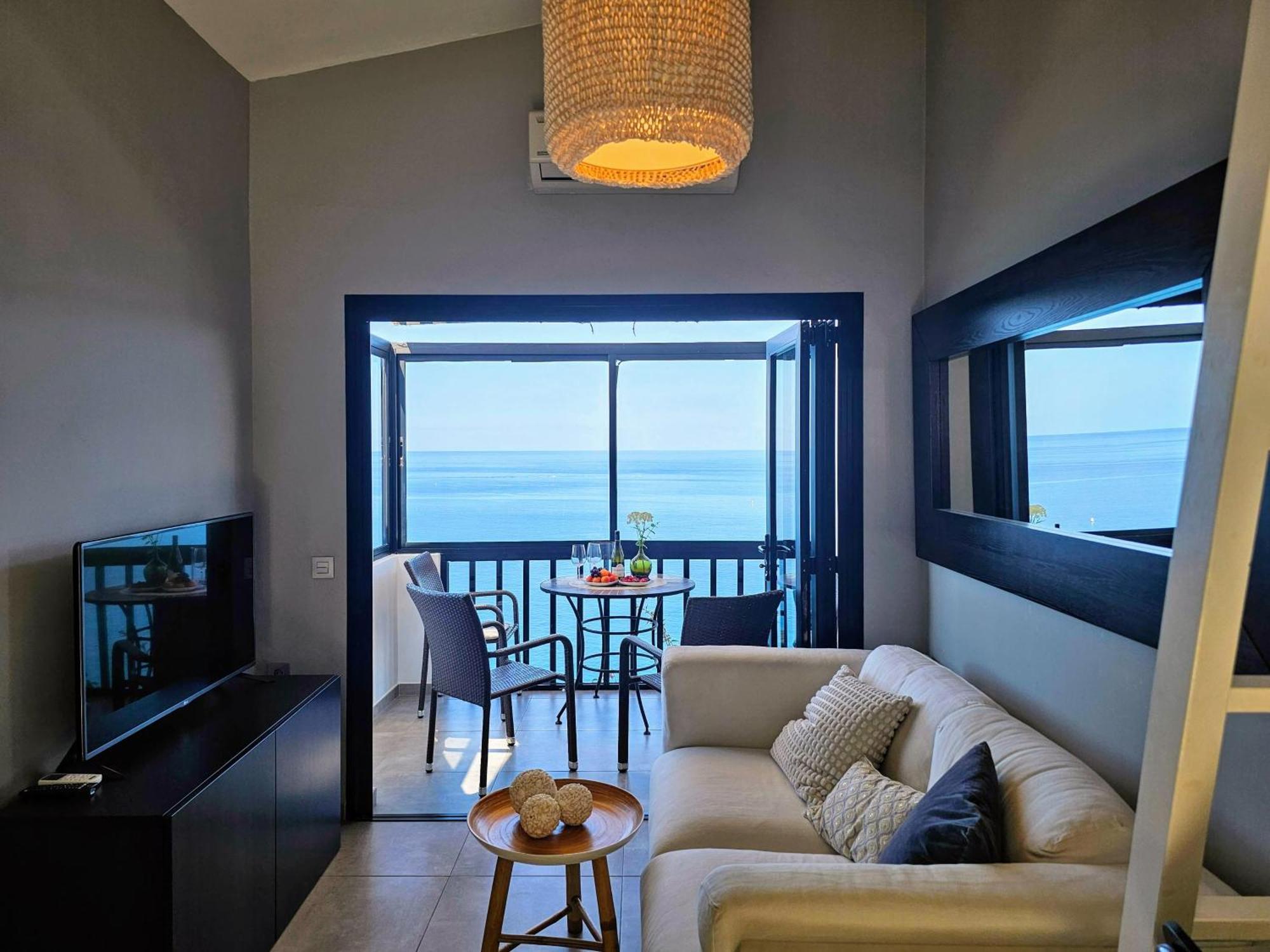 Very Romantic Seaview Apartment Patalavaca Mogan With Warm Pool Exterior foto